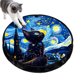 ORSDA Cat Toys Pouch hide-and-seek mat reveals interactive play for curious indoor cats.