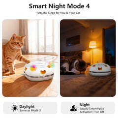 ORSDA rotating feather wand captures swift swoops and pounces