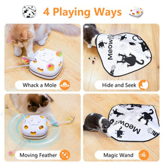 ORSDA whack-a-mole action engaging active cats during focused play