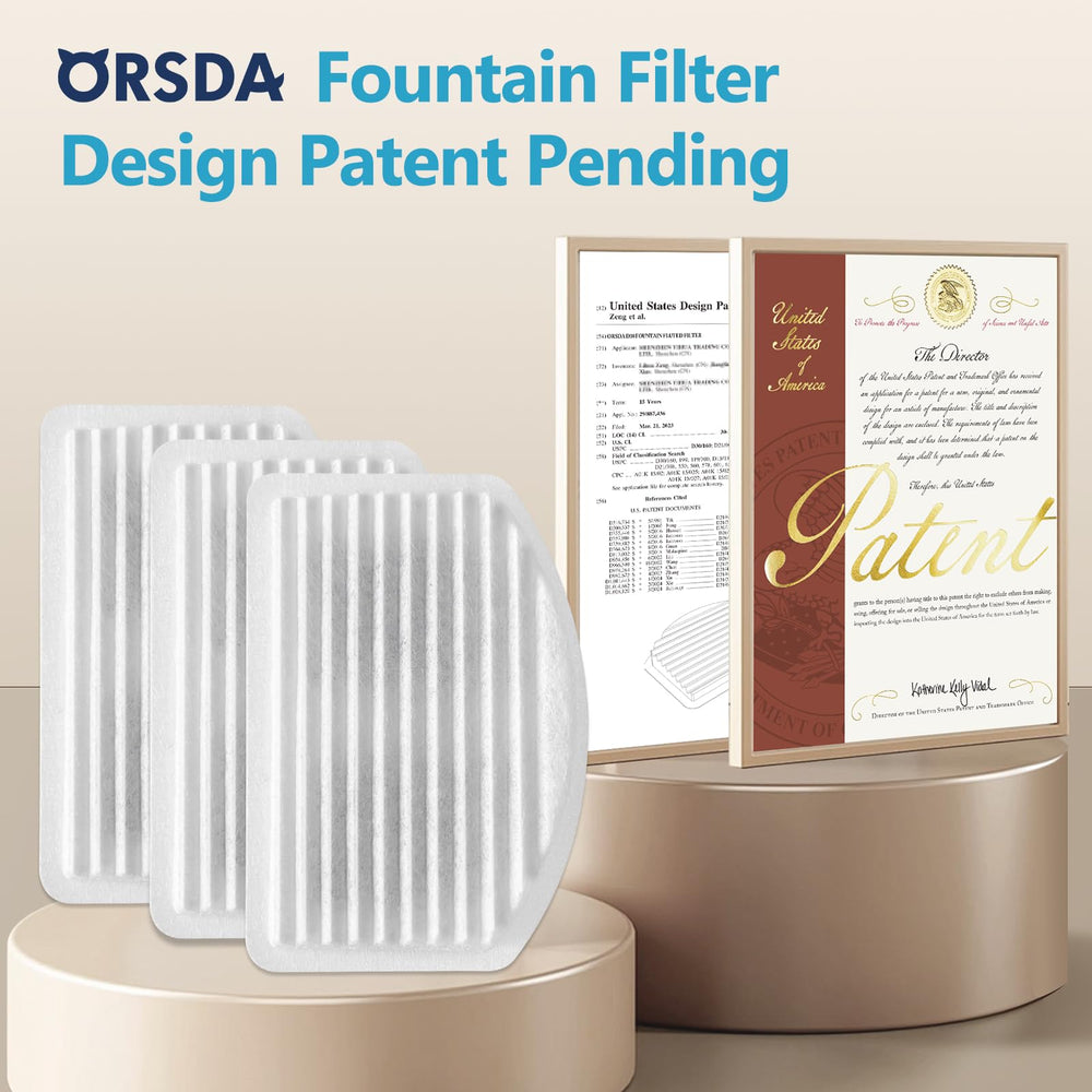 ORSDA d60-3l-compatible filters snug-fit for pet fountain reliability