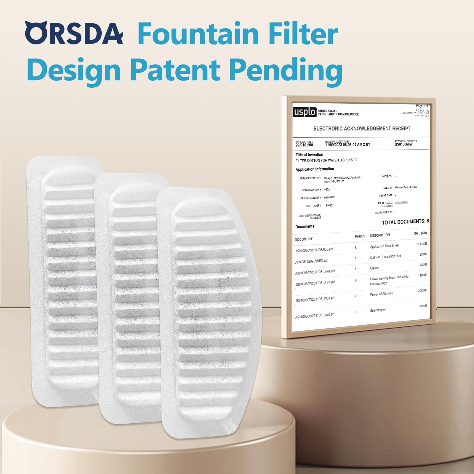 ORSDA lifetime support service backs your water fountain with care.