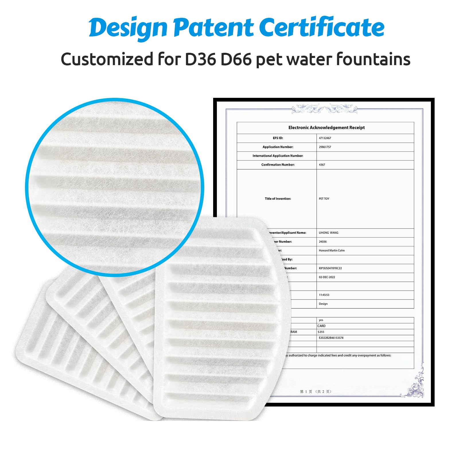 ORSDA resin and cotton filtration blocks debris for clearer water
