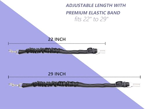 Ortarco elastic-buffer harness softens jolts for calmer car rides.