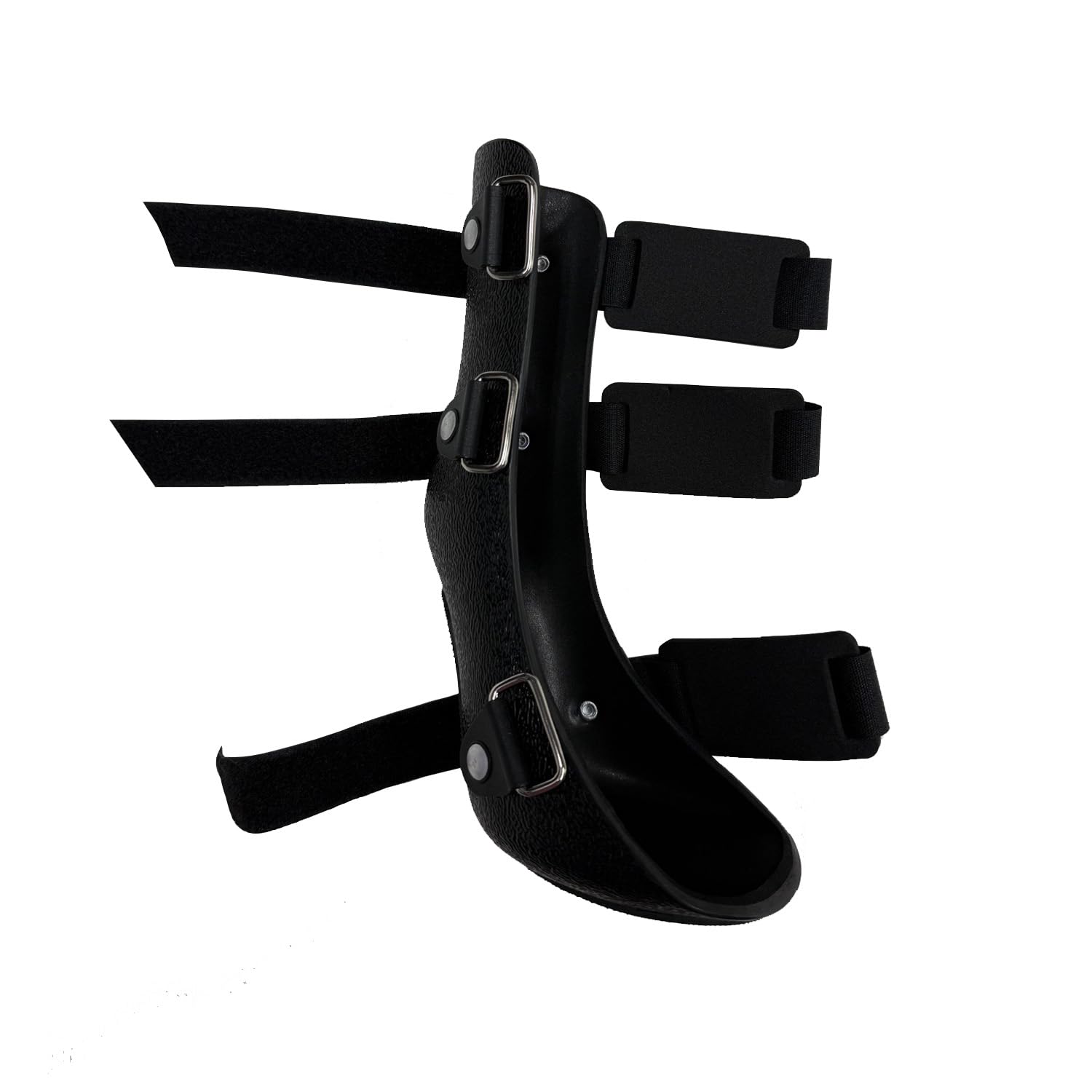 OrthoVet front leg brace on a dog's paw, snug for stable walking.