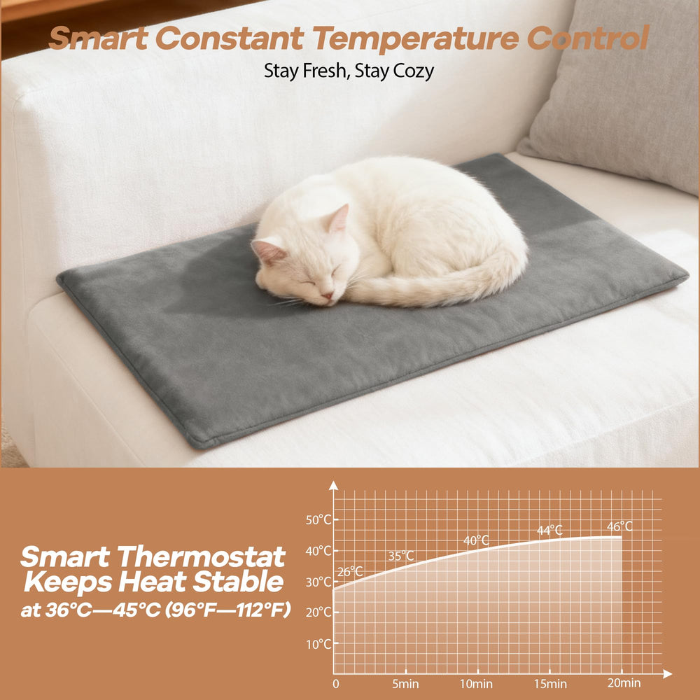 Ortri Cat Heating Pad bed Wamming indoor use for safe home warmth