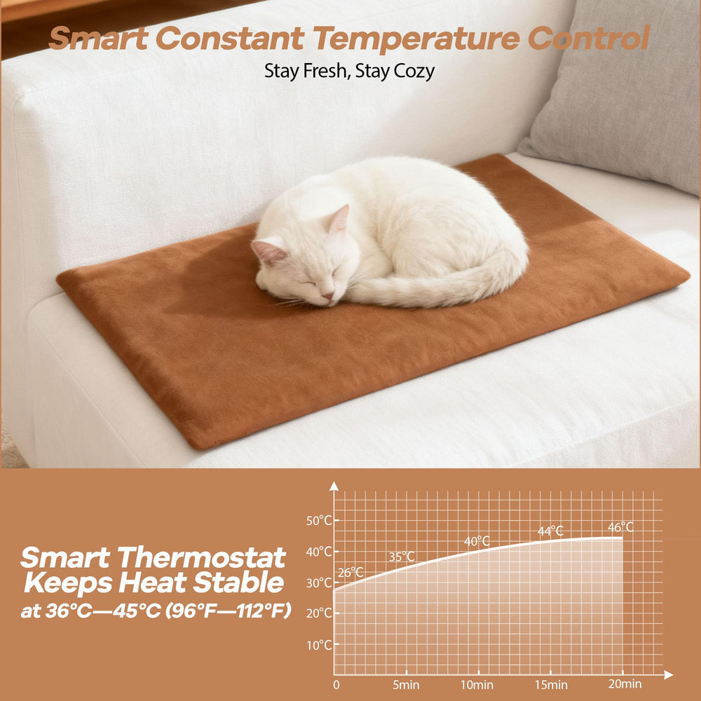 Ortri cat heating pad indoor-use label indicates indoor warmth for pets.