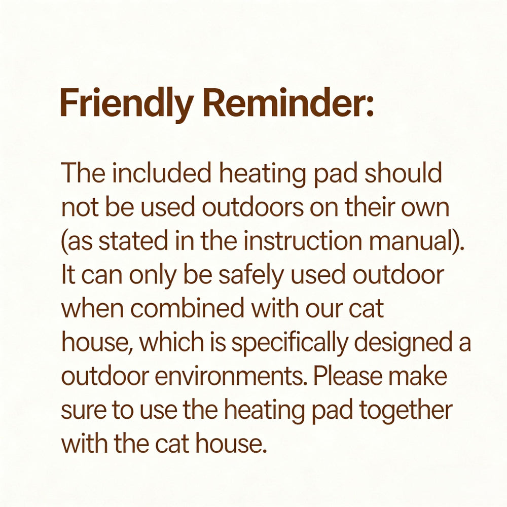 Ortri easy-assembly outdoor heated cat house ready in minutes.
