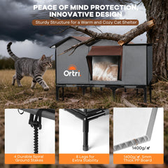 Ortri foldable design demonstrates portable setup for porch, garage, or indoors