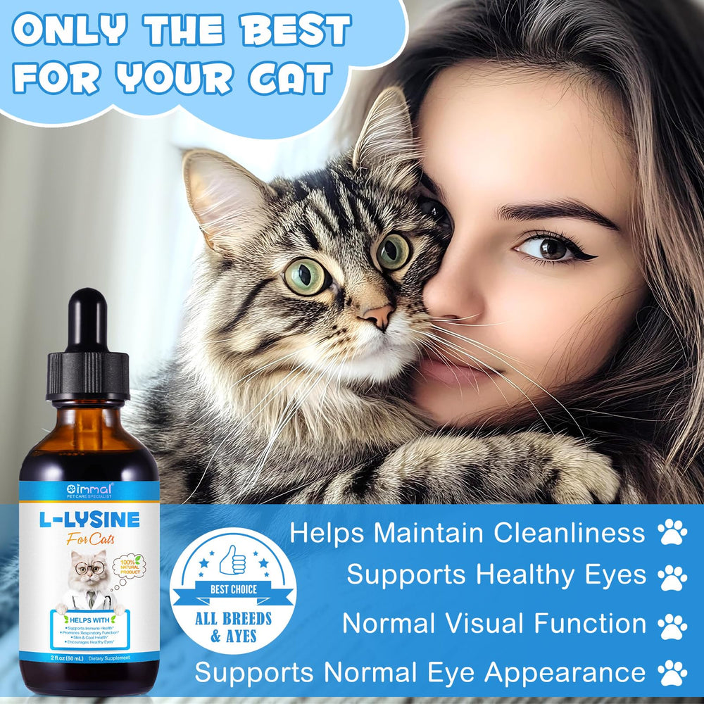 O.SECRET L-Lysine Drops promote healthy skin and coat with daily use.