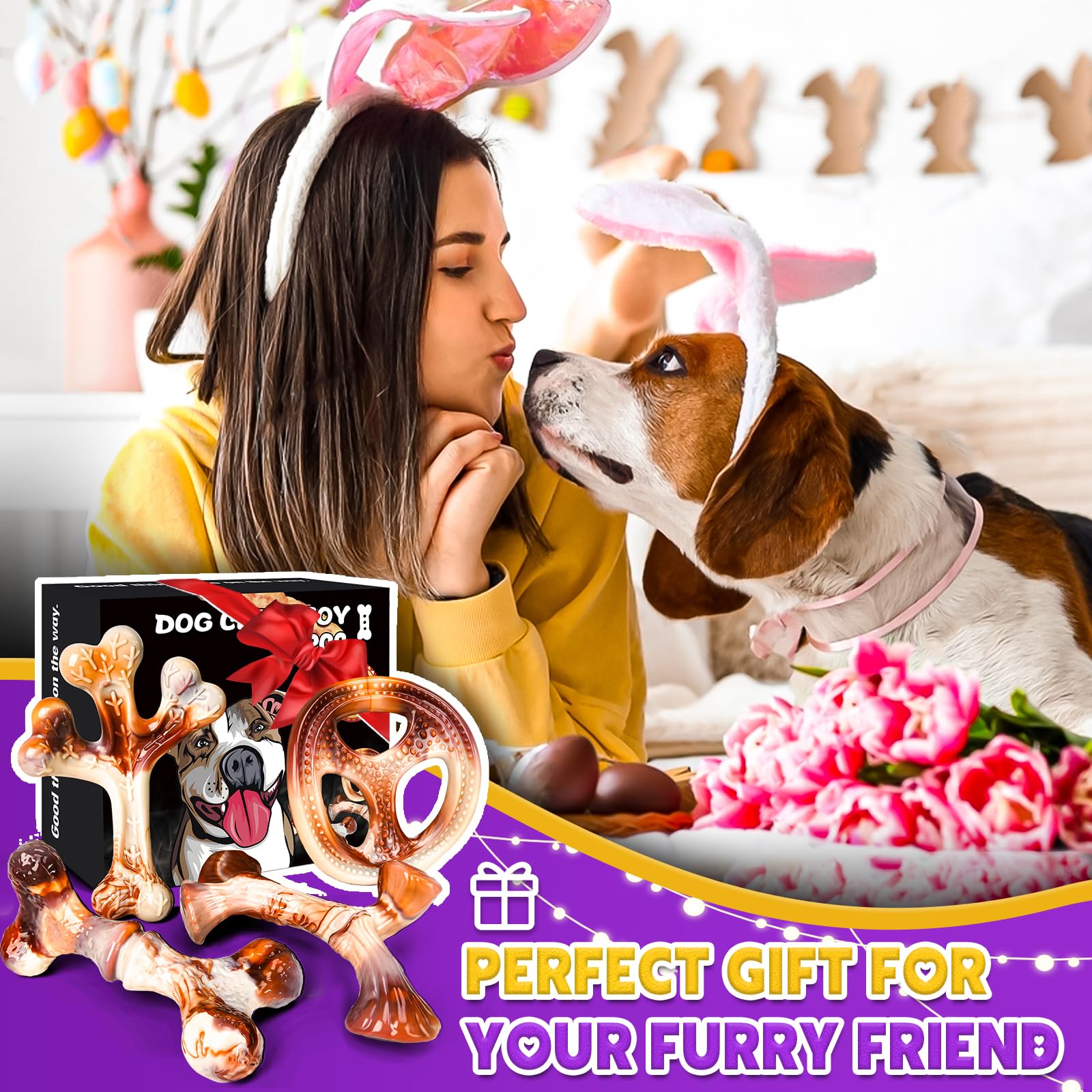 OSORD four-pack chewer solution suits small to medium dogs