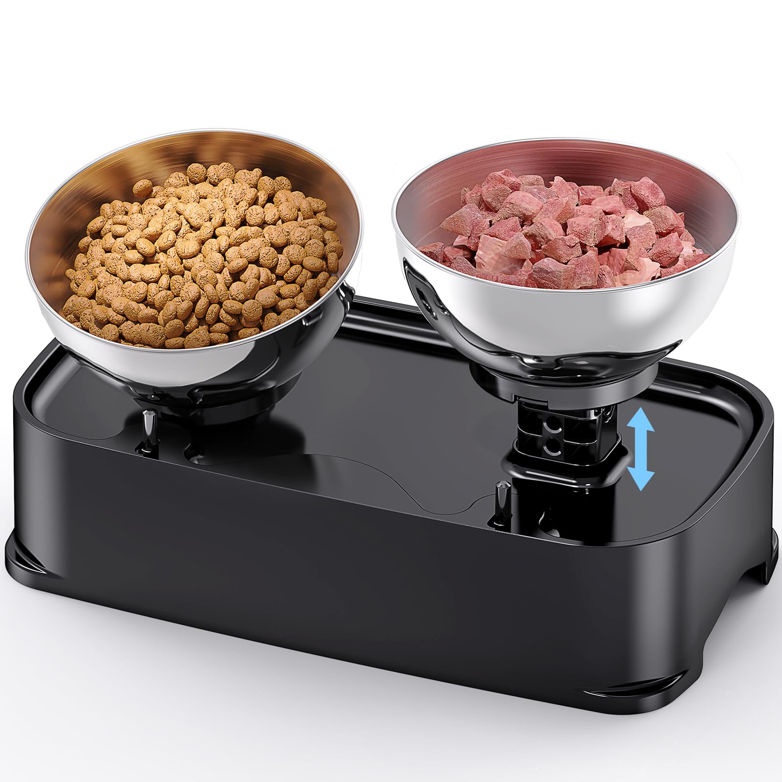 OSORD elevated cat bowl tilted 15° reduces awkward eating posture for cats