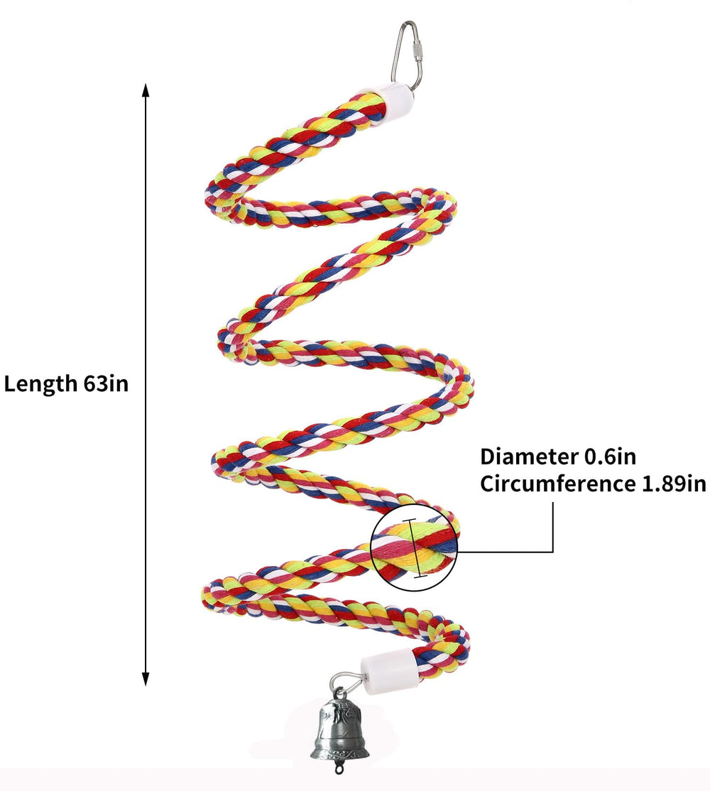 OSWINMART hanging setup demonstrates indoor outdoor versatility for parrots