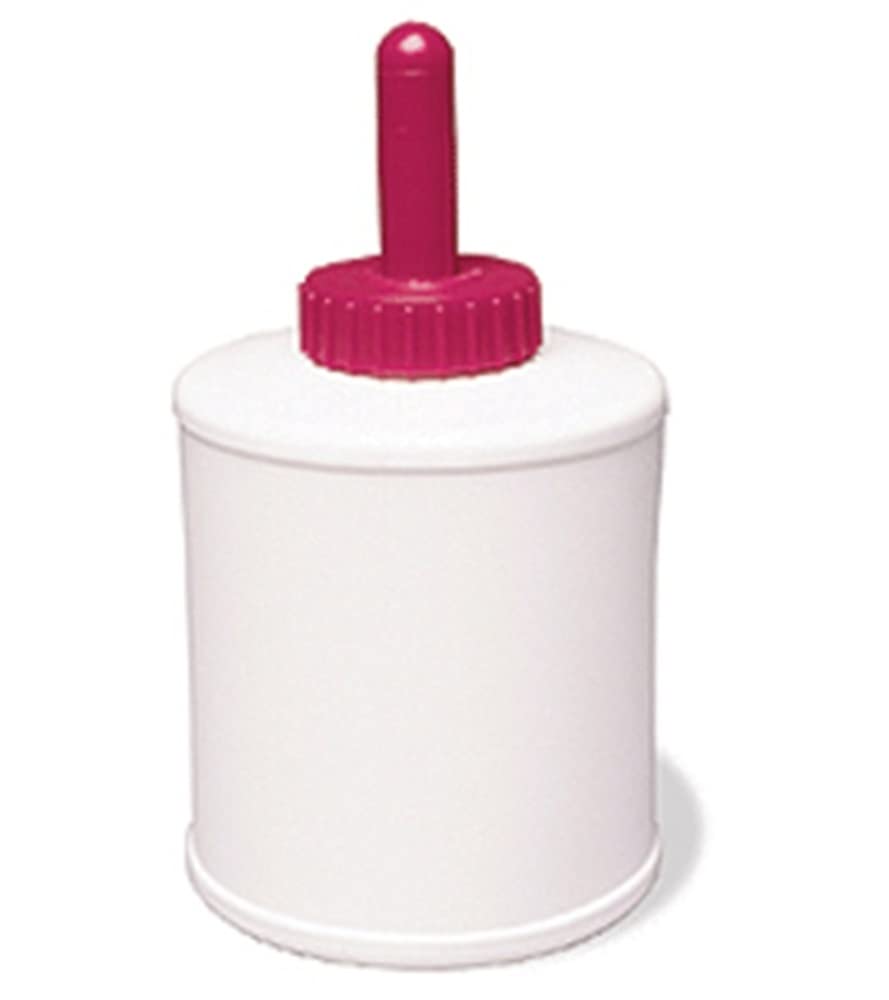 Other Product Brands 2239 plastic jar with brush applicator for precise hoof dressing application