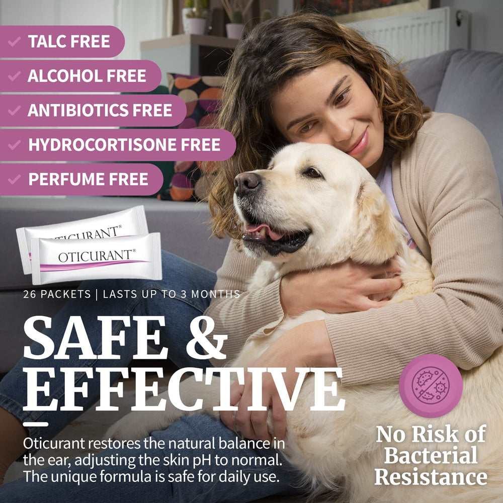 OTICURANT keeping ears clean demonstrates convenient regimen