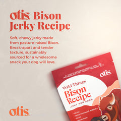 OTIS Wild Things bison jerky soft texture close-up for comfortable chewing