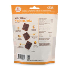 OTIS Wild Things Venison Jerky closeup texture highlights tender bites ideal for easy portioning during training