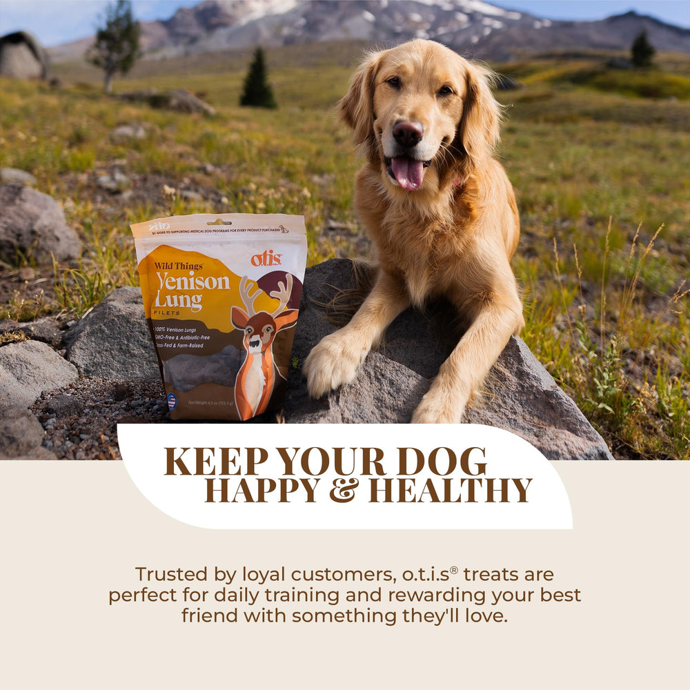 OTIS Wild Things Venison Lung Filets USA-sourced venison—reflecting transparent production standards.