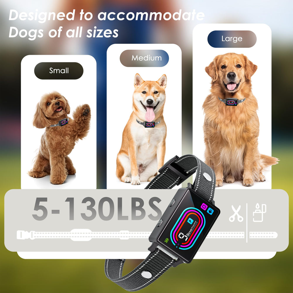 OTK bark collar safety mode indicator shows humane training status