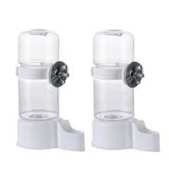 OTKARXUS automatic bird feeder assembly shows easy cage rail installation for quick setup