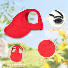 OTKARXUS Dog Baseball Cap canvas material closeup shows breathable fabric and comfortable wear.