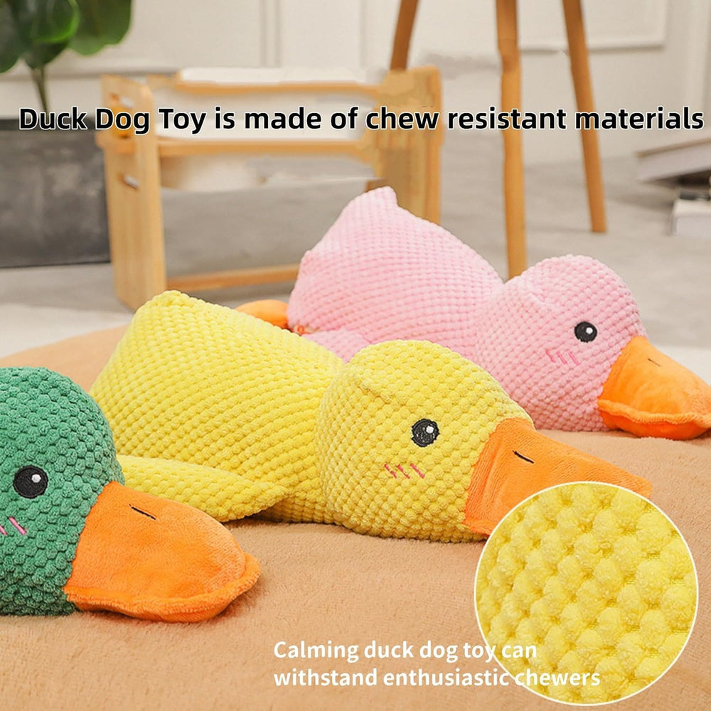 OTXKXBLP Mellow Ducks dog toy quacking sound interactive play reduces boredom