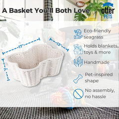 OtterPets bone-shaped basket highlights playful design and easy toy organization