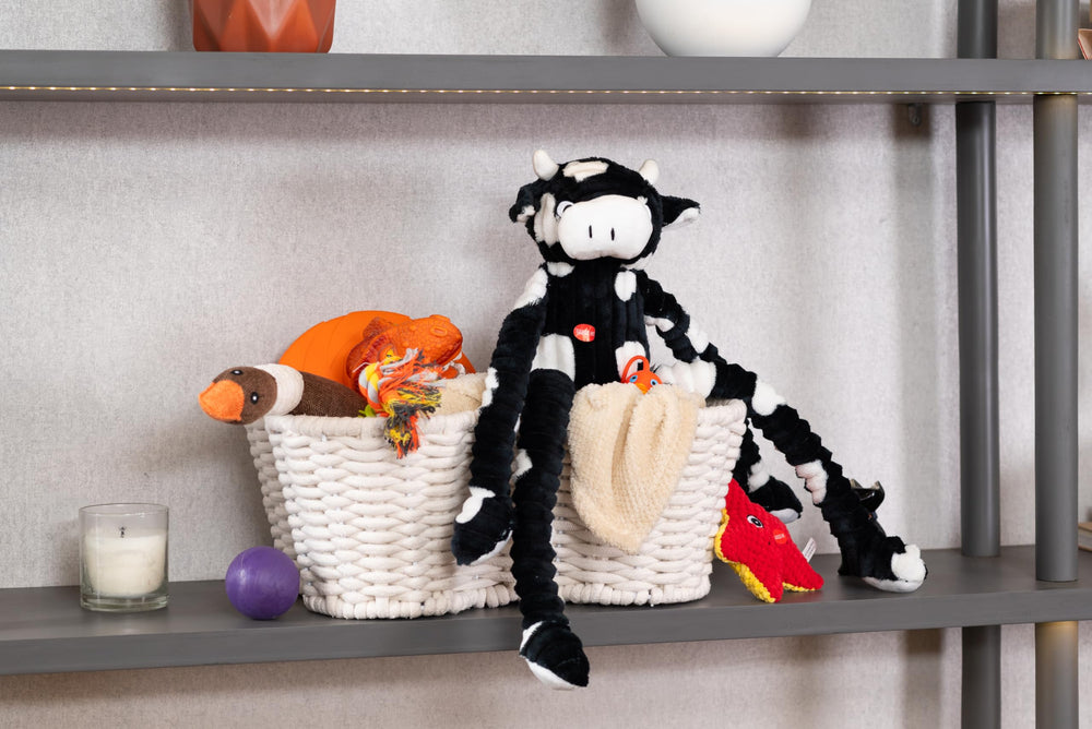 OtterPets dog toy basket close-up shows durable cotton rope for daily use