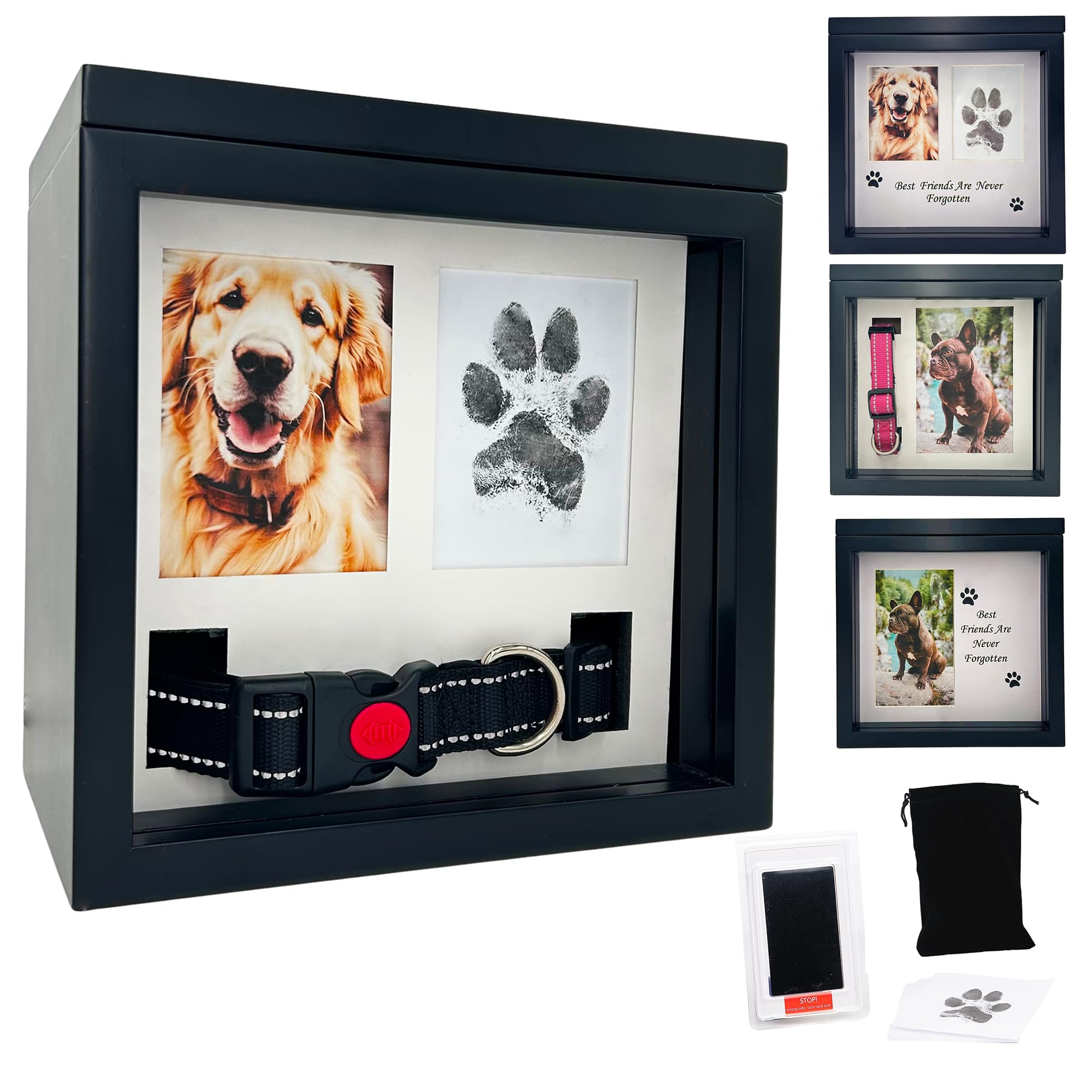 OtterPets dog urn photo display showing cherished memories