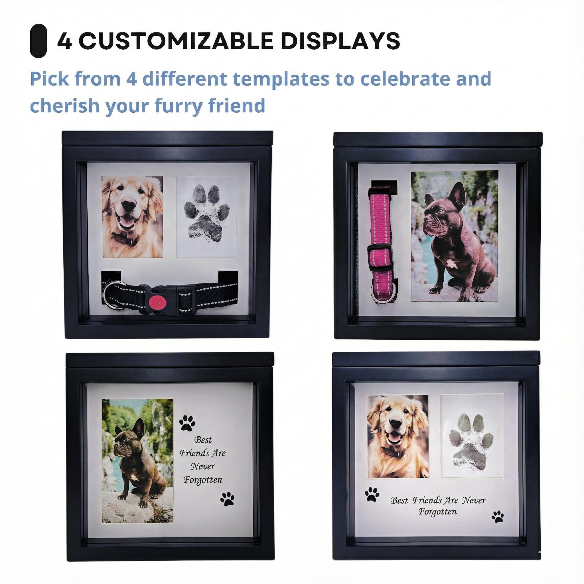 OtterPets paw-print inkpad kit demonstrates easy, smudge-free prints