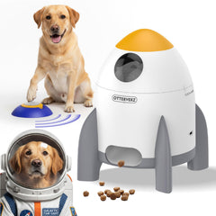 OtterVerz 11 interactive feeder front view for brain-boosting dog games