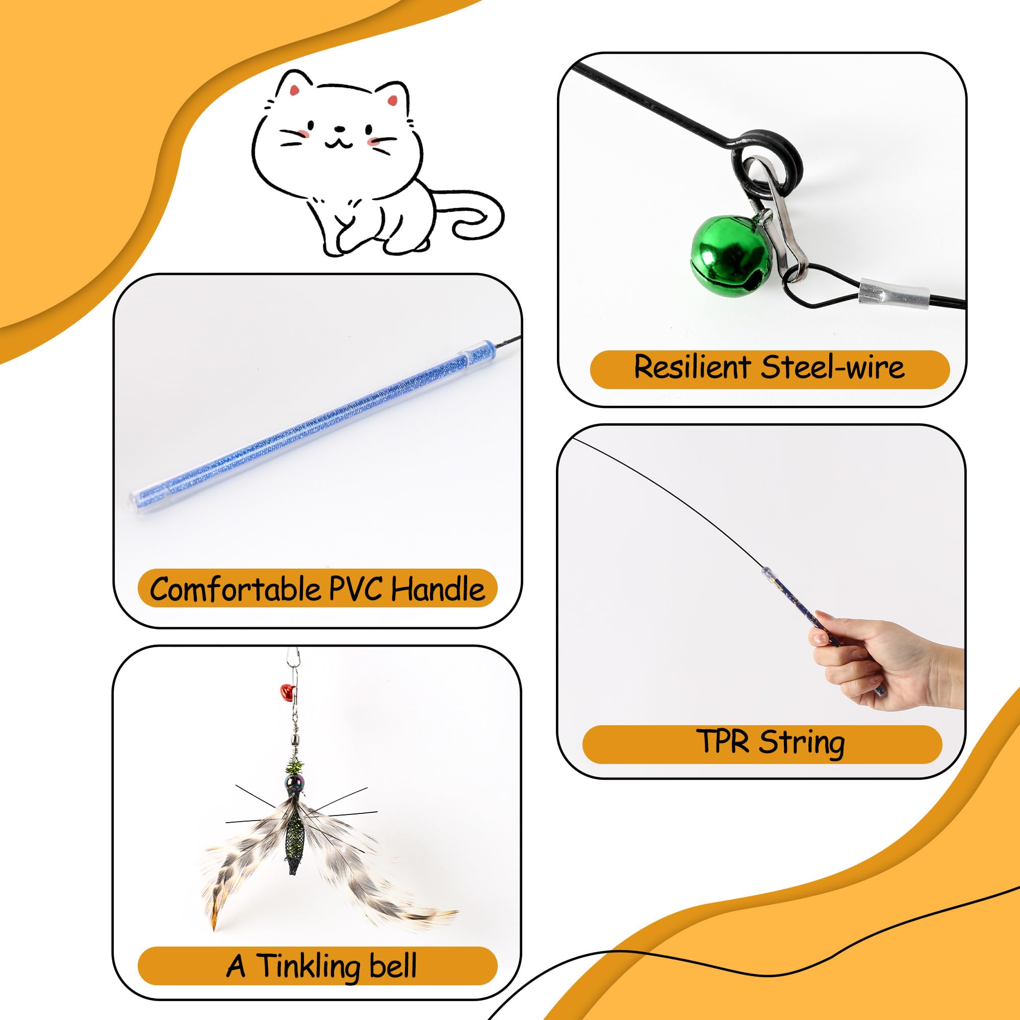 ottmat bug mosquito refill with subtle buzzing for engagement