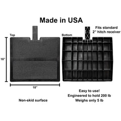 Otto Step non-slip surface improves grip in any weather