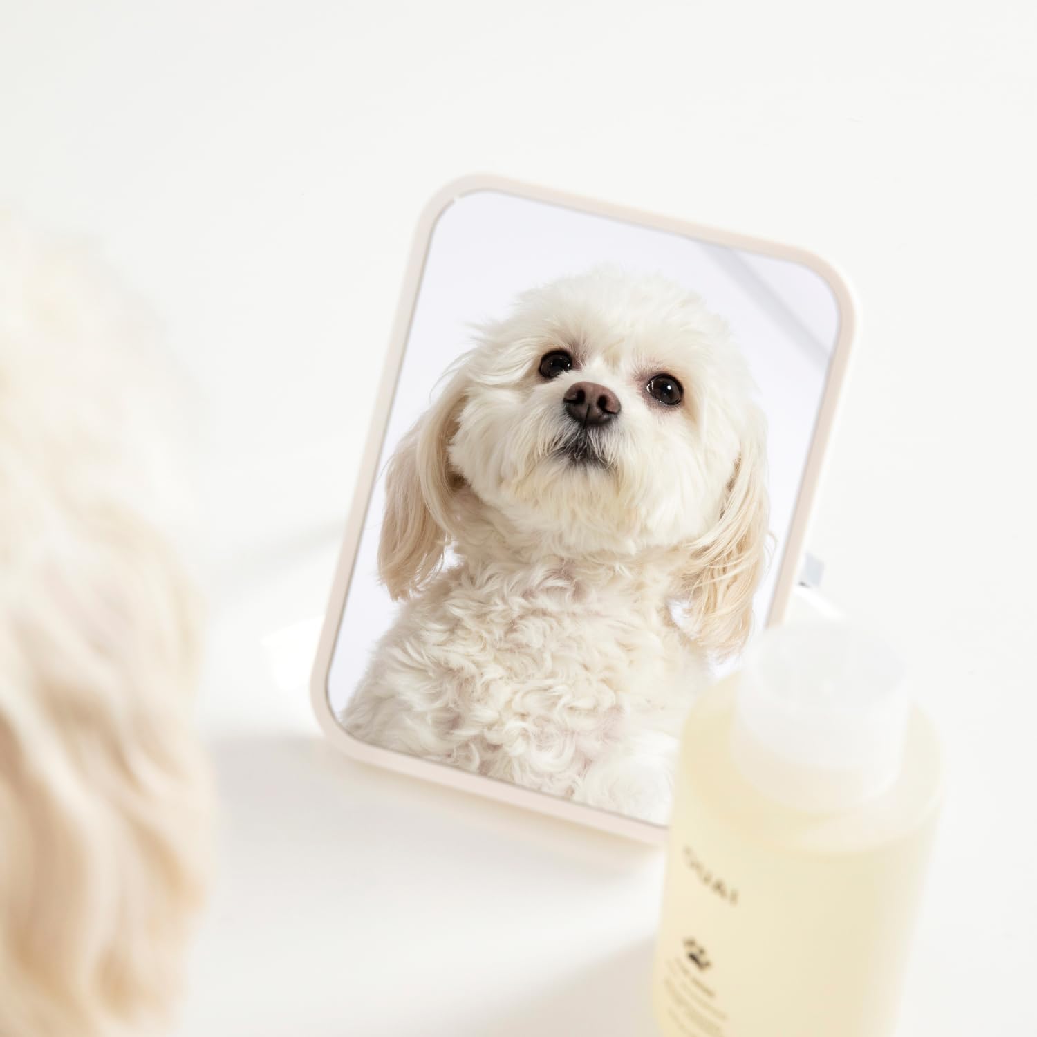 OUAI Fur Bébé aloe vera closeup emphasizes conditioning properties
