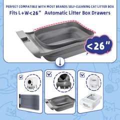 OuhDvgny 3mil heavy-duty liner highlights durability against rips and leaks during disposal.