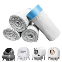 OuhDvgny 80-count cat litter bag open-top compatibility for Autoscooper 11 simplifies litter changes.