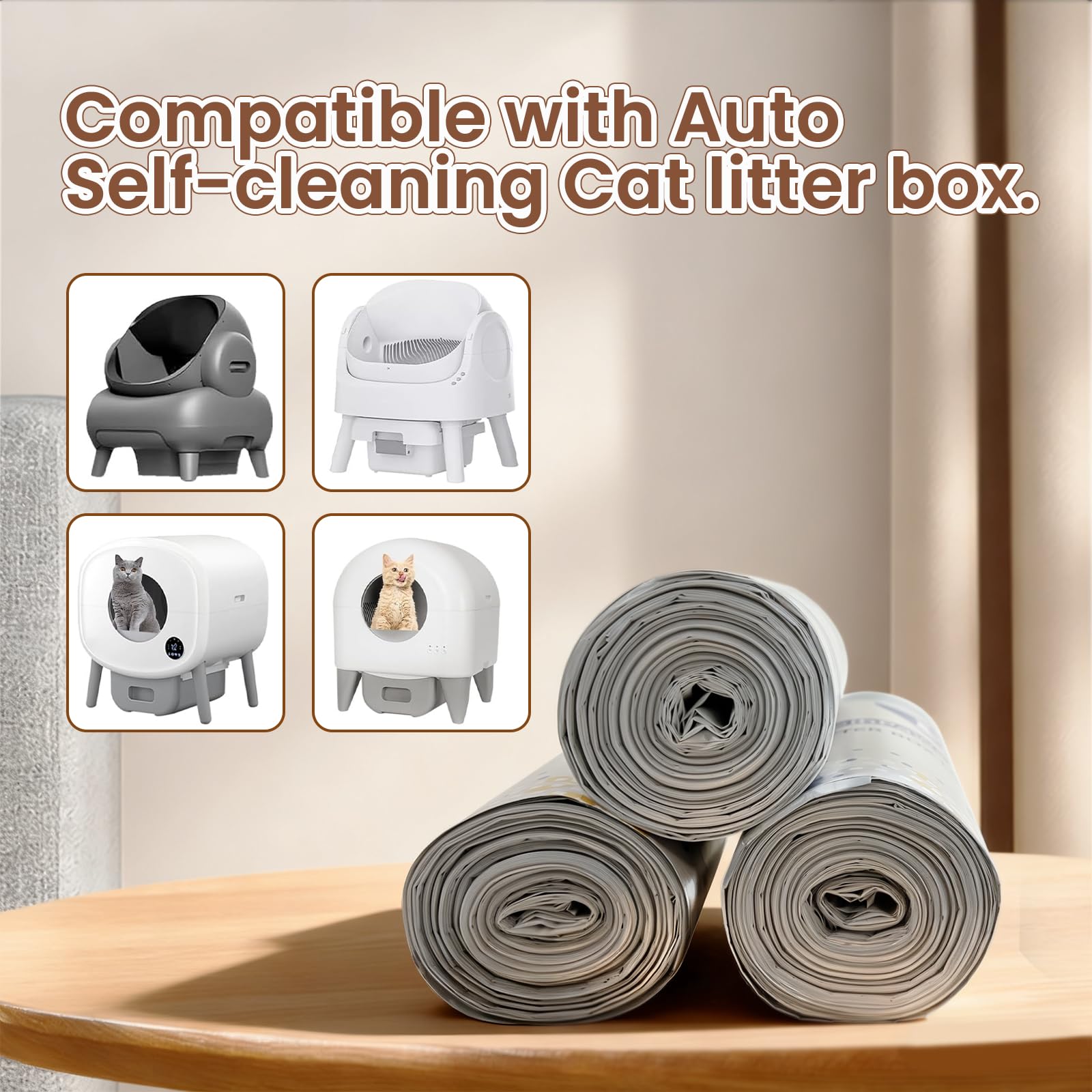 OuhDgvny dual-pull closure enables touchless sealing and odor control after use.