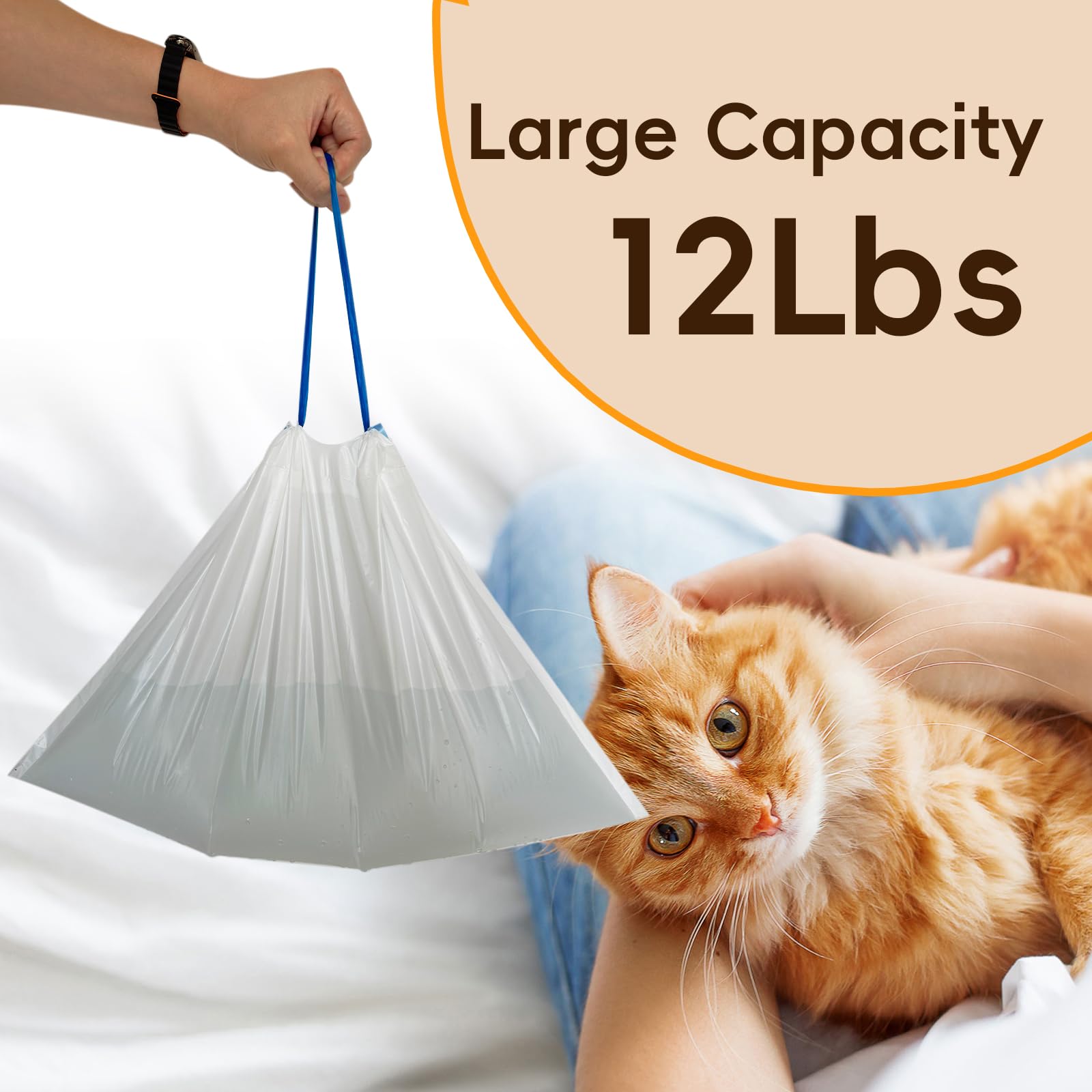 OuhDvgny liner roll stack in tidy storage for spill-proof setup