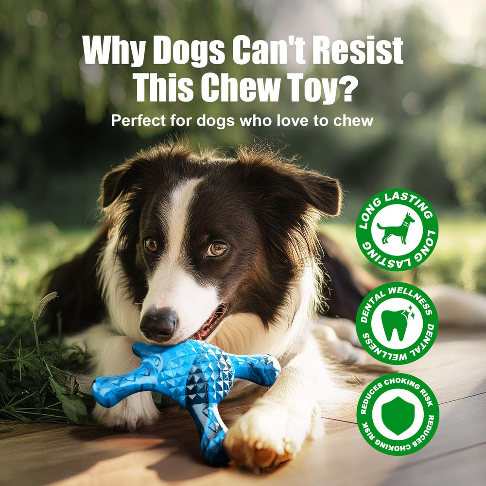 Ouilter nylon indestructible dog toy offers long lasting durability for powerful chewers