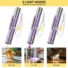 OUMSIS red light pointer with star pattern for energetic chase sessions