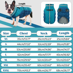OUOBOB dog coat with D ring leash attachment for outdoor walks