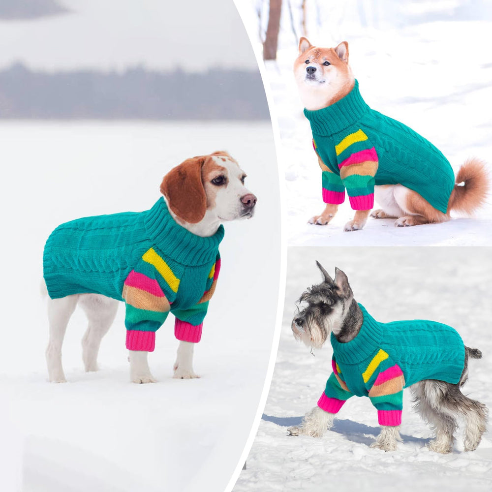 OUOBOB dog sweater back view on large breed like Great Dane