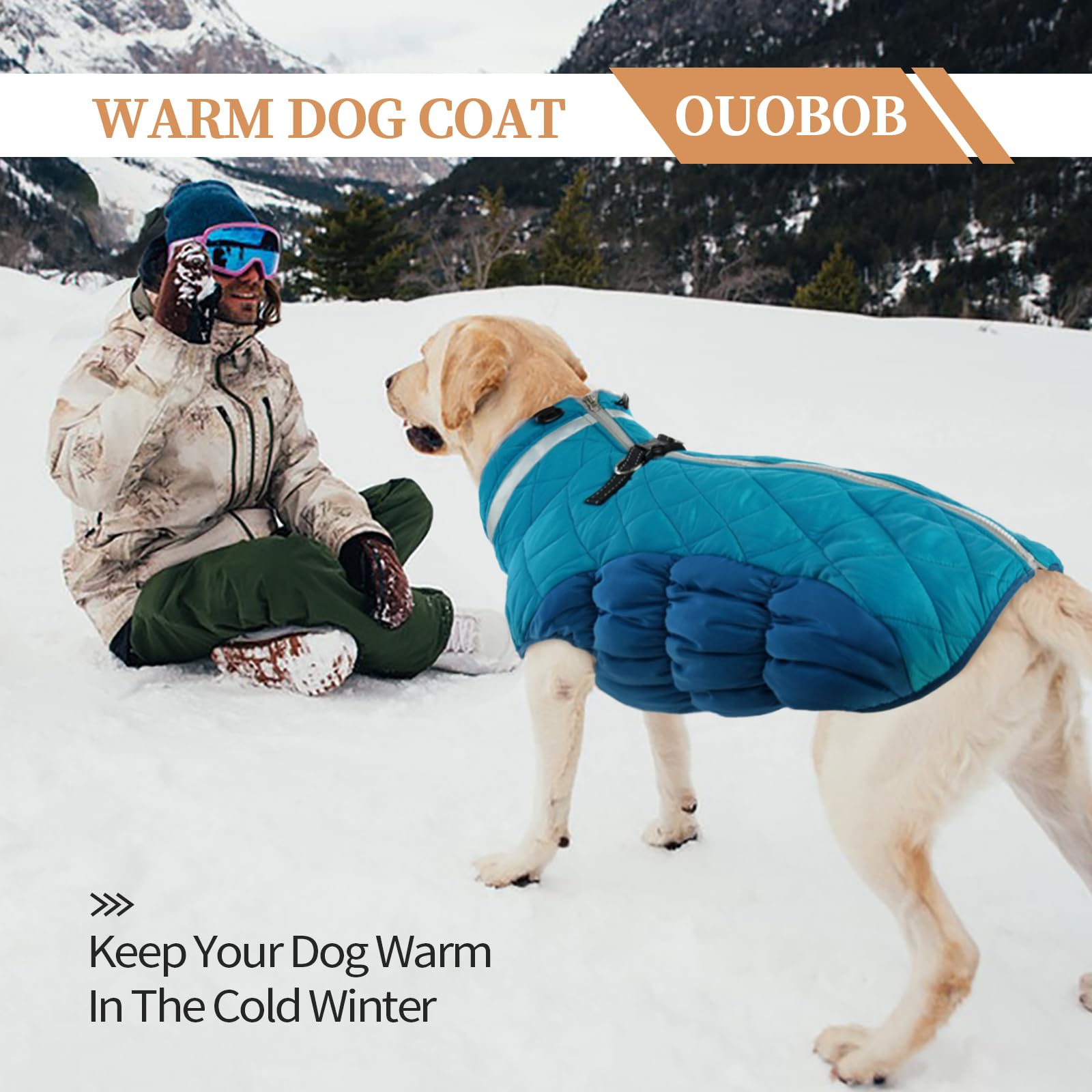 OUOBOB durable stitching ensures long lasting winter wear