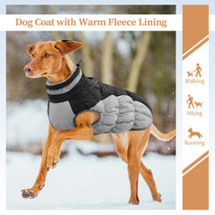 OUOBOB fleece-lined coat adds warmth and snuggle-worthy comfort on cold days.
