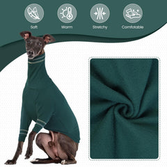 OUOBOB Greyhound coat for Italian Greyhound demonstrates lightweight elasticity.