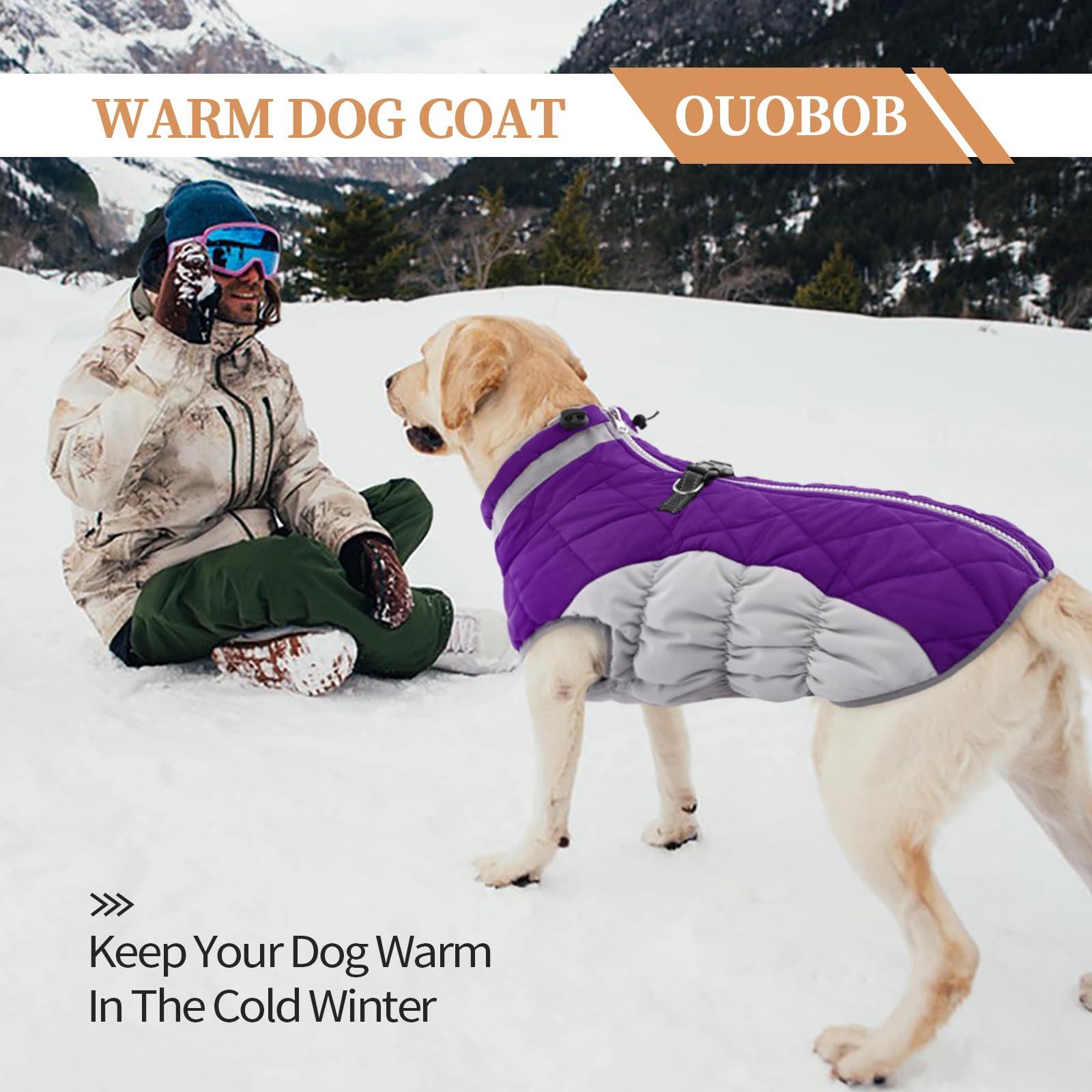 OUOBOB reflective strips boost visibility on evening walks.