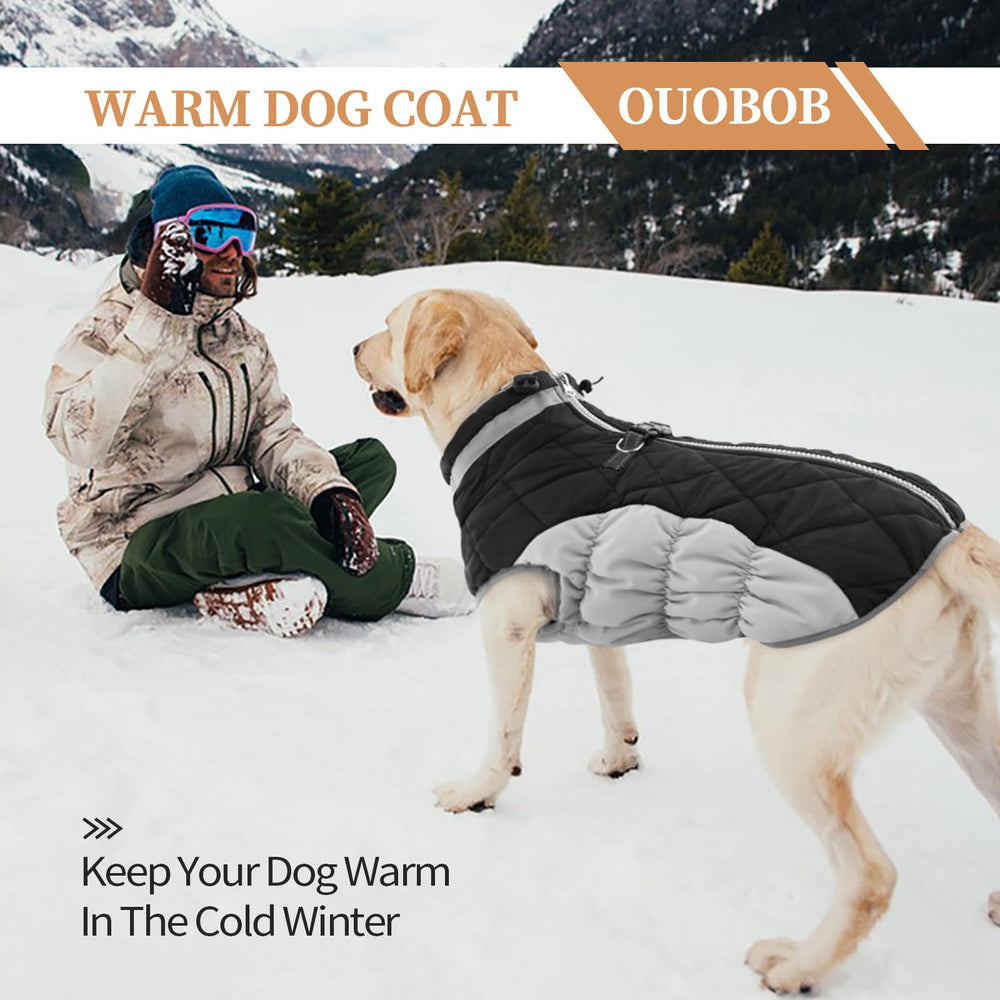 OUOBOB reflective trim enhances visibility during nighttime walks.