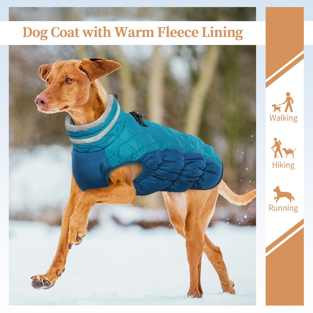 OUOBOB windproof collar demonstrates snug fit against chilly winds