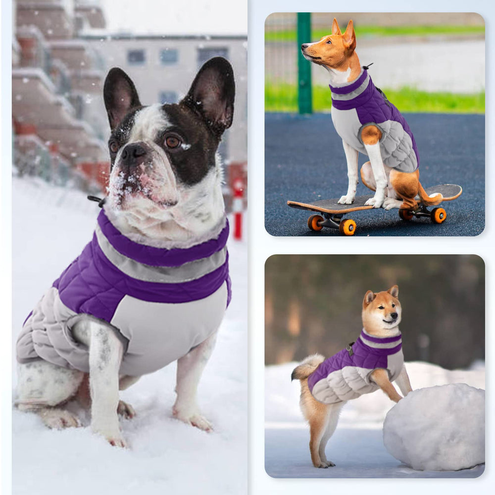 OUOBOB waterproof shell with reflective strips for safe night walks