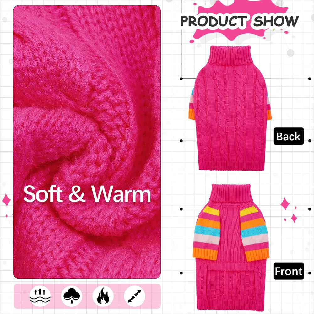 OUOBOB xlarge dog sweater stretchy knit demonstrates flexible fit for active XL breeds