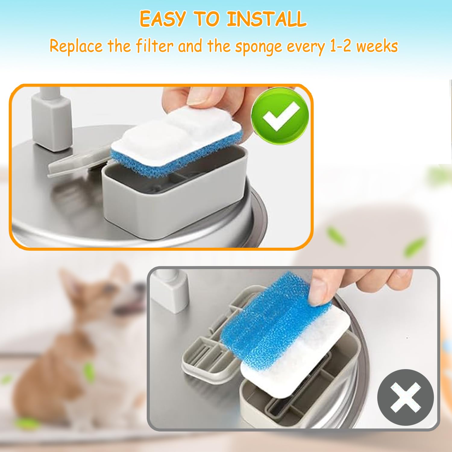 OUPUSES cat water fountain in use demonstrates easy hydration for pets.